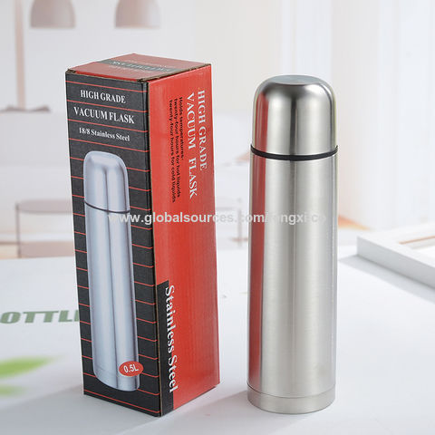 China 500ml Double Walls Stainless Steel water bottle Thermal insulated ...