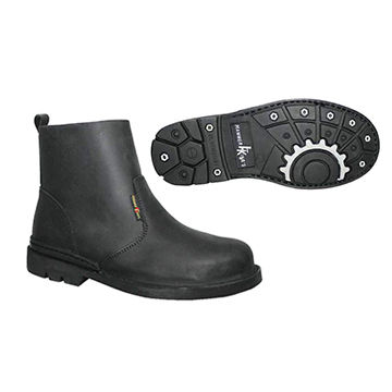 zipper safety boots
