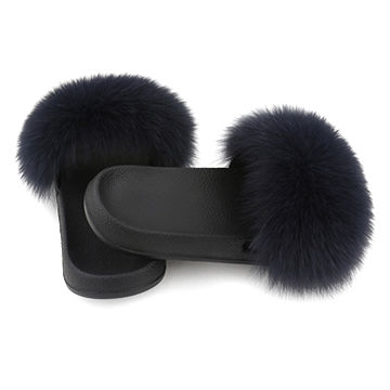 fur slipper