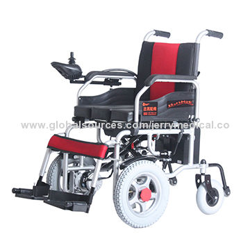 Foldable Power Wheelchair With Bed Pan Front Motor Drive Global