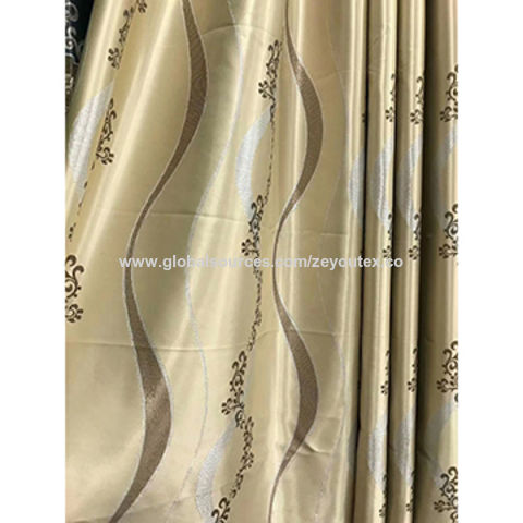China Jacquard Blackout Curtain Fabric From Suzhou Manufacturer
