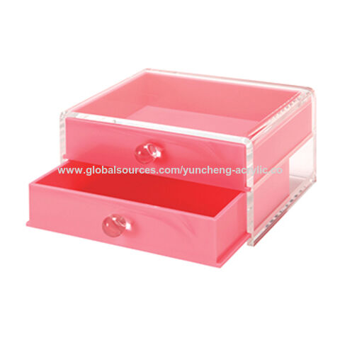 Taiwan Home Decoration Plastic Jewelry Cosmetic Storage Box