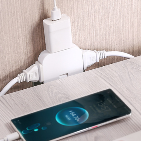 China 180 rotary socket converter one to three household ultra-thin ...