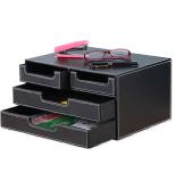 Pu Leather Desktop Organizer With 4 Drawers Global Sources Pu Leather Desktop Organizer With 4