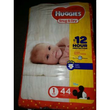huggies size 1 44 pack