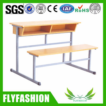 Durable Wooden Double Standard, What Is The Size Of A School Desk