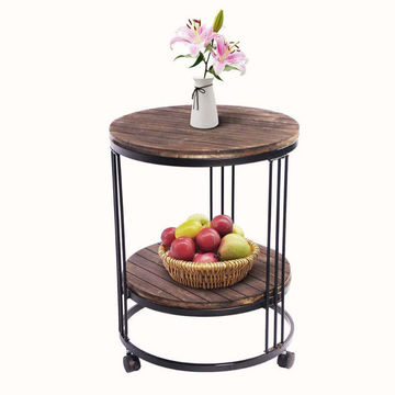 Round Table Exquisite Nightstand, Round Table Living Room
