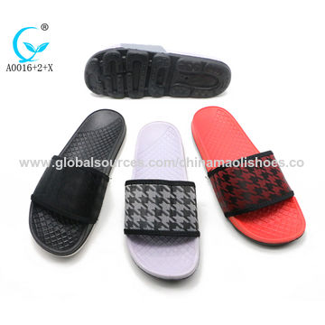 quality wholesale fabric man slipper 