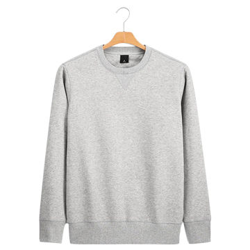 grey sweatshirt no hood