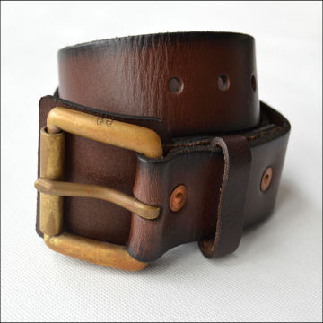 VINTAGE Leather belts by Australia imported genuine leather and pure ...