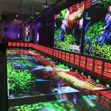 China Interactive system P3.91 LED Dance Floor Stage screen LED Display ...
