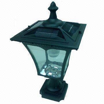 Solar Pedestal Light With Up To Eight Hours Lighting At Solar Pedestal Light With Up To Eight Hours Lighting At