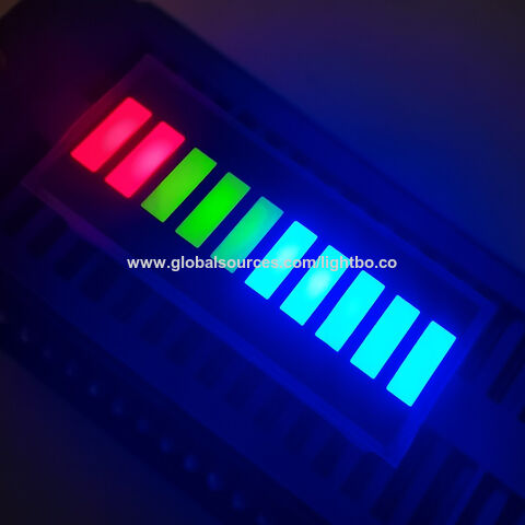China Multicolour 10-segment LED Bar for Instrument Panel Level ...