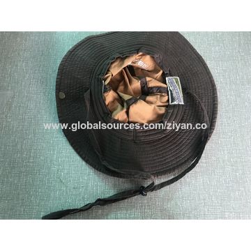 For Out Door Bush Hat With Chin Strap