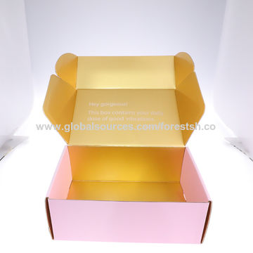 China Garment Paper box, with CMYK printing corrugated shipping on ...