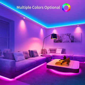 Amazon Com Smart Wifi Led Strip Lights Hitlights Wireless Rgb 5050 Led Strip Kit 16 4ft 5050 Color Changing Led Tape Lights Working With Alexa Google Home App Controlled Lights Strip For Home