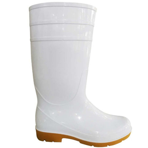 white safety boots