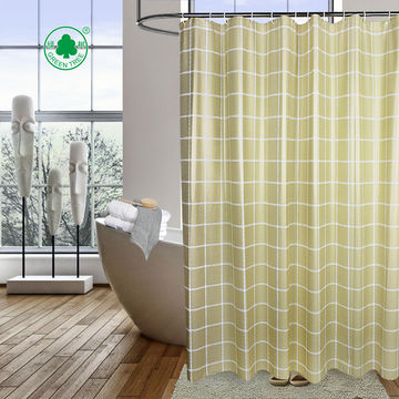 Custom Printed Waterproof Bathroom, Custom Printed Fabric Shower Curtain
