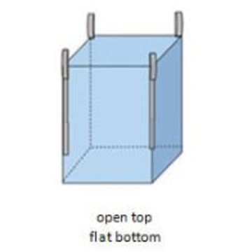 Open Top Flat Bottom Side Seam Loop Pp Bulk Bag Big Bag