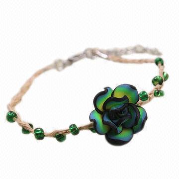 bracelet of woven grass