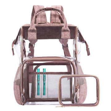 clear bags and backpacks