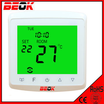 Delux Full Touch Panel Room Thermostat For Under Floor Radiant