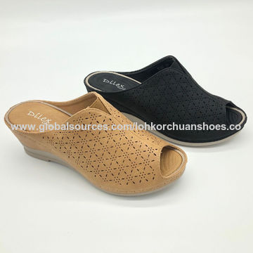 Singapore Women's High Wedge Comfy Shoes