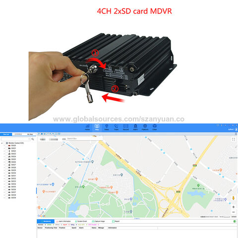 China 5ch Ahd Ipc 2pcs Sd Card Mobile Dvr With Realtime Gps Wifi Online Fleet Management On Global Sources Car Dvr Mobile Dvr Dvr