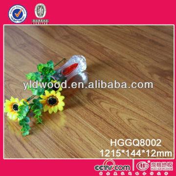 New 12mm Click System Sealing Wax Hdf Laminate Flooring Global