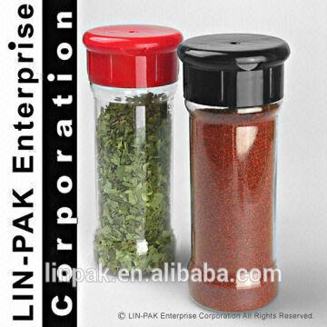 flip top glass spice jars