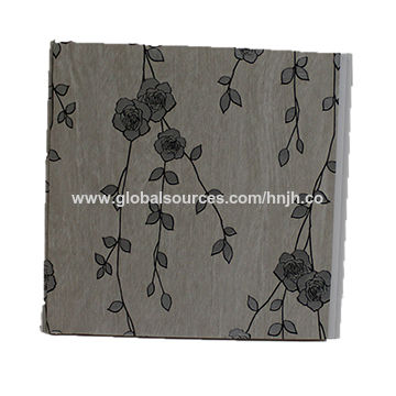 China Laminated Grey Rose Designs For Bedroom Hall Pvc