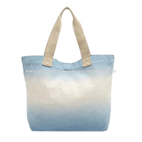 canvas beach bag