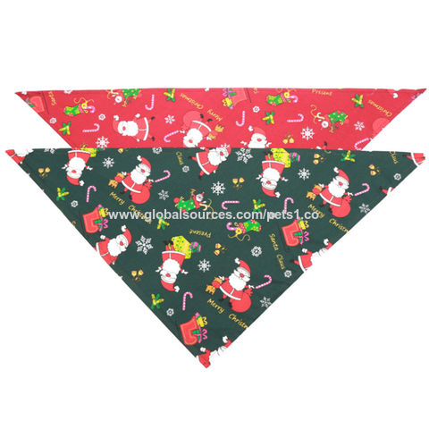 xmas dog bandanas