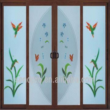 Sound Proof Design Aluminum Triple Track Sliding Entry Door