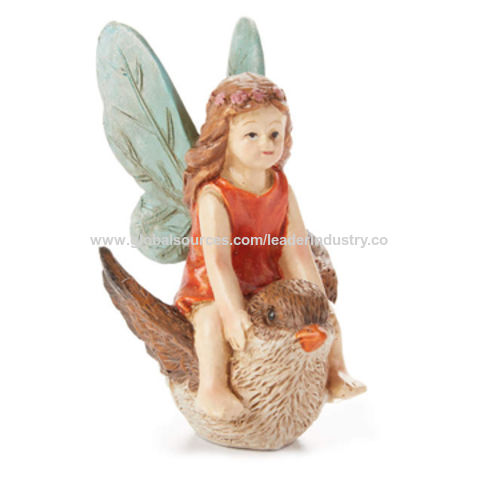 China Handmade Polyresin Fairy Figurine Fairy Garden Kits For