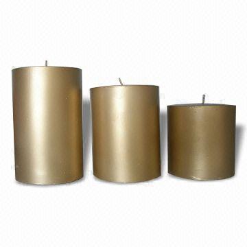 Round Gold Pillar Candles Available In Various Sizes Global Sources Round Gold Pillar Candles Vietnam
