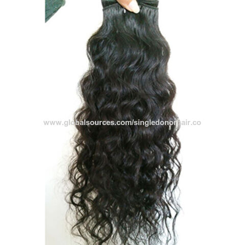 India 100 Virgin Human Hair Top Quality Natural Curly Wavy Hair