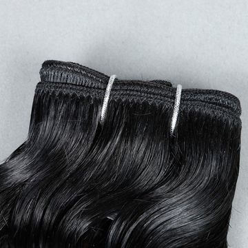 Fashionable Natural Color 7a Indian Pure Virgin Hair Extension