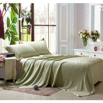 Lushan Love Hot Sale Summer Bamboo Fiber Bedding Three Sets Pillow