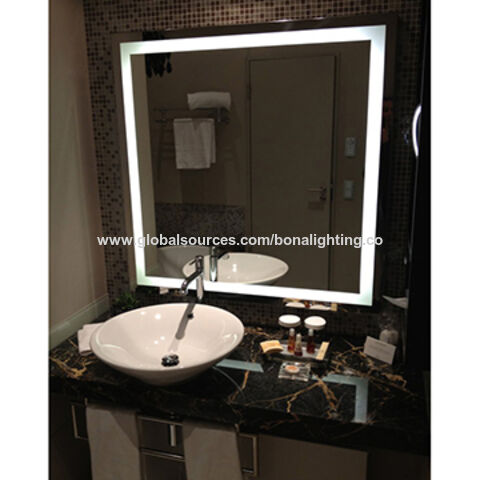 China Ip44 Led Backlit Bathroom Mirror 1000 X 1000mm 304