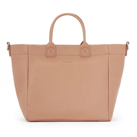 cowhide leather tote