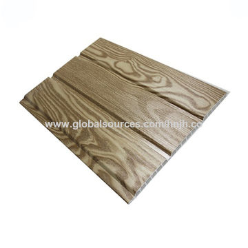 China 30cm Wide Wooden Finish Pvc Ceiling Plastic Wall