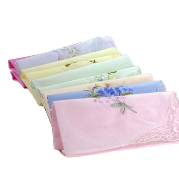 embroidered cotton handkerchiefs