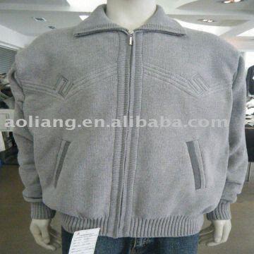 mens chenille cardigan