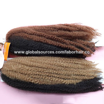Hot Selling Afro Kinky Twist Braids 100 Kanekalon Fiber Marley
