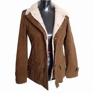 Women's Casual Jacket with Detachable Polar Fleece Lining, Made of Cotton  Corduroy | Global Sources
