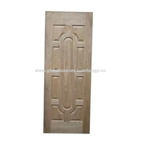 China Door Skins Natural Wood Veneer Molded Interior Door On