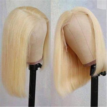 China Hot Blonde Bob Wig 14 Inches Remy Long Bob 150 Density Lace Frontal Wig On Global Sources 14 Inch Bob Wig Human Hair Wigs Hair Wigs