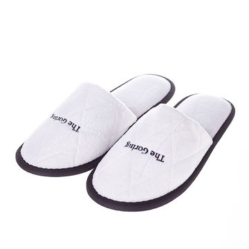 terry cloth bath slippers