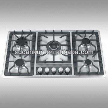 New Built In Stainless Steel Five Burner Corner Gas Hob Bs 5113 1